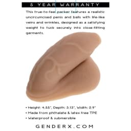 Gender X Uncircumcised Packer Medium, image 3