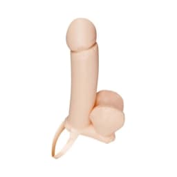 Get It on! Inflatable Strap-on 21' Penis-Flesh, image 1
