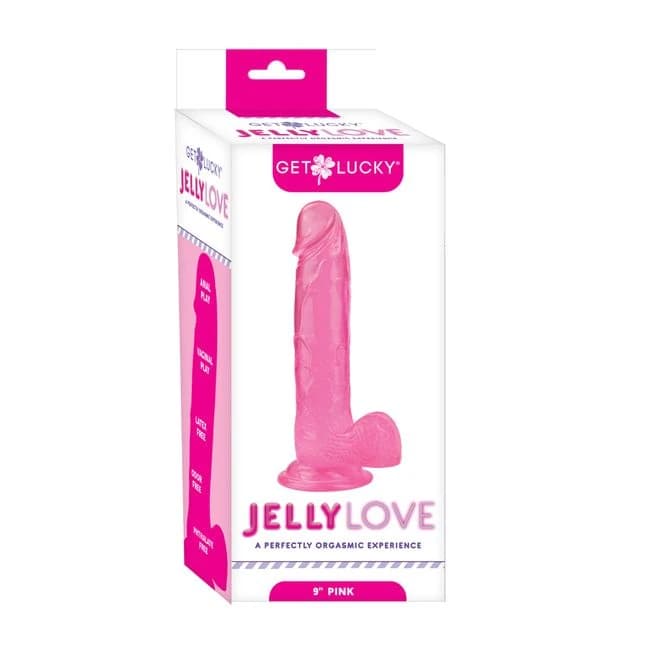 Get Lucky 9'' Jelly Dong Pink - Image 1