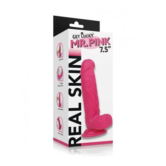 Get Lucky Mr. Lavender 7.5" Dual Layer Dong, image 1