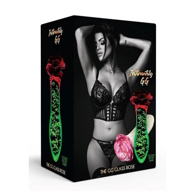 Gg Glass Rose Green/red - Image 1