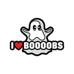 Ghost I Heart Boobs Pin, image 2