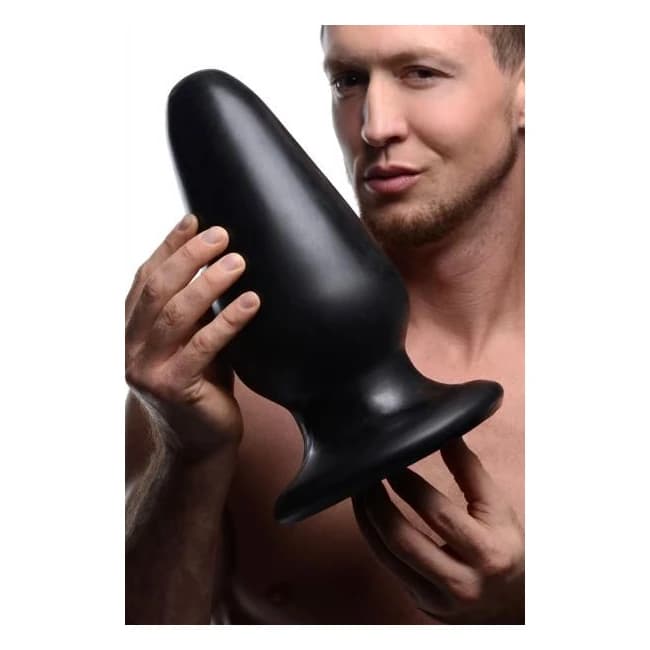 Gigantor Xxxl Tapered Butt Plug Black - Image 1