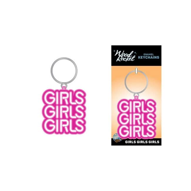 Girls Girls Girls Key Chain - Image 1
