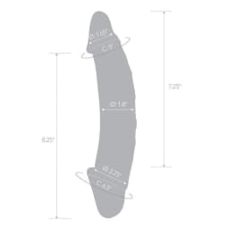 Glas 10.5 Girthy Realistic Glass Double Dong " - Image 5