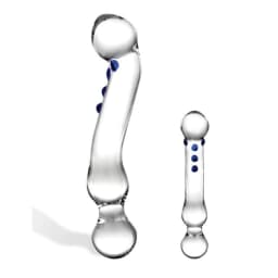 Glas 6 Curved G-Spot Glass Dildo ", image 2