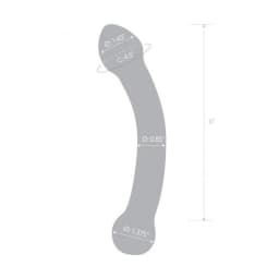 Glas Curved Glass G Spot Stimulator 7 ", image 7
