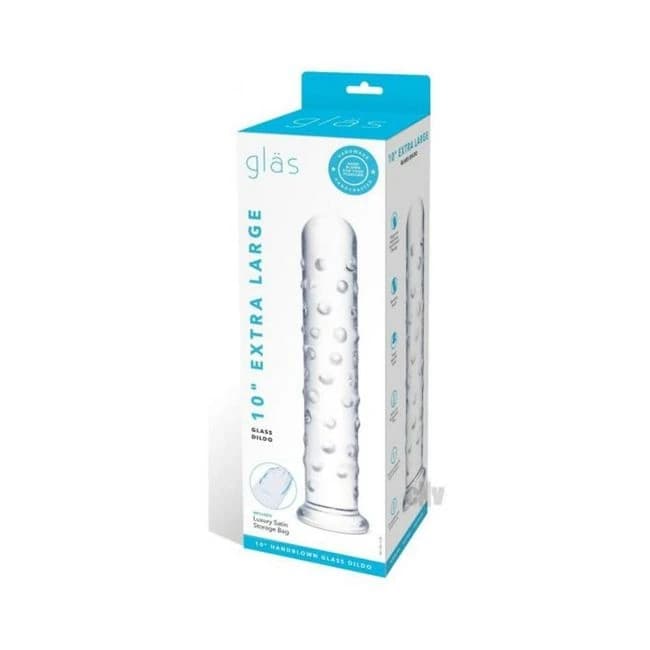 Glas Extra-large Glass Dildo 10 In. - Image 1