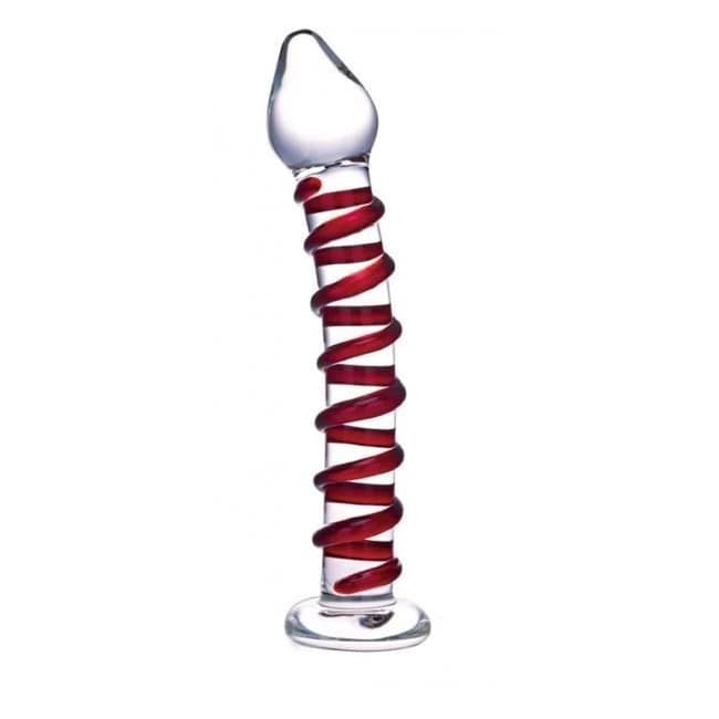 Glas Mr Swirly Glass Dildo - Image 1