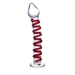 Glas Mr Swirly Glass Dildo, image 1
