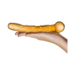 Glas Orange Tickler Glass Dildo, image 2