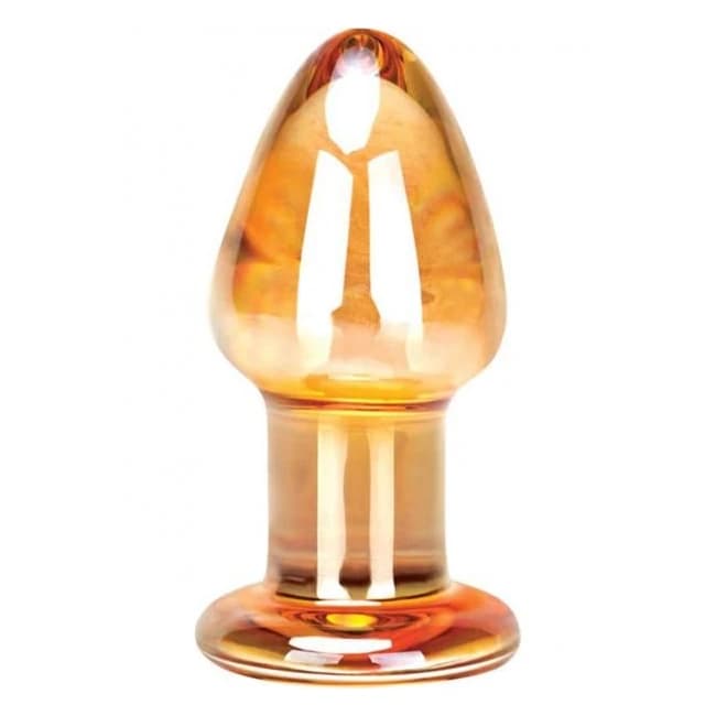 Glas Over Easy Glass Butt Plug - Image 1