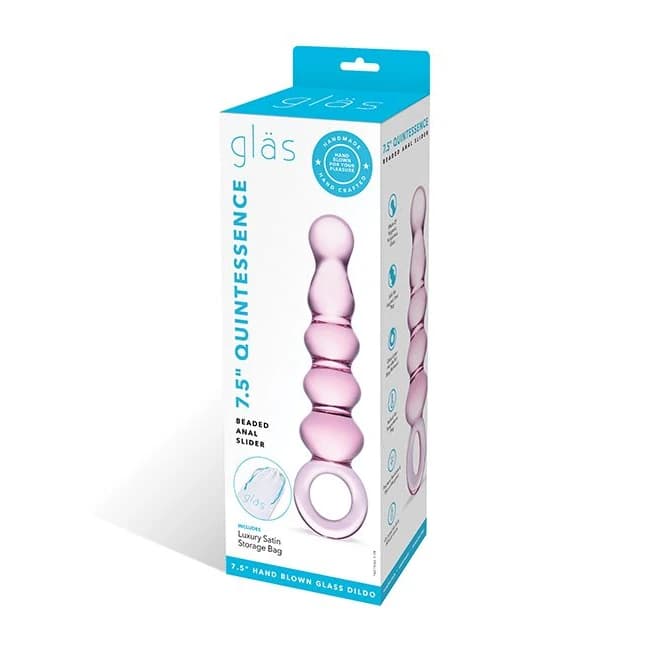 Glas Quintessence Beaded Anal Slider - Image 2