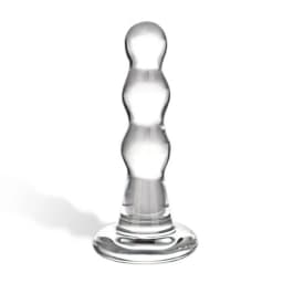Glas Triple Play Beaded Butt Plug, image 2