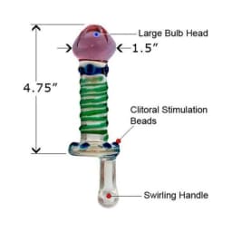 Glass Gem Dildo, image 2