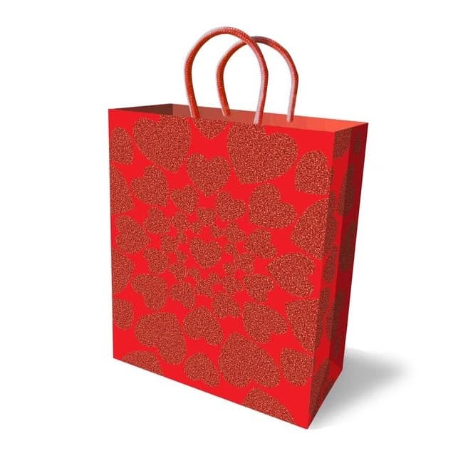 Glitter Hearts Gift Bag - Image 1