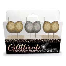 Glitterati Boobie Candle Set, image 1