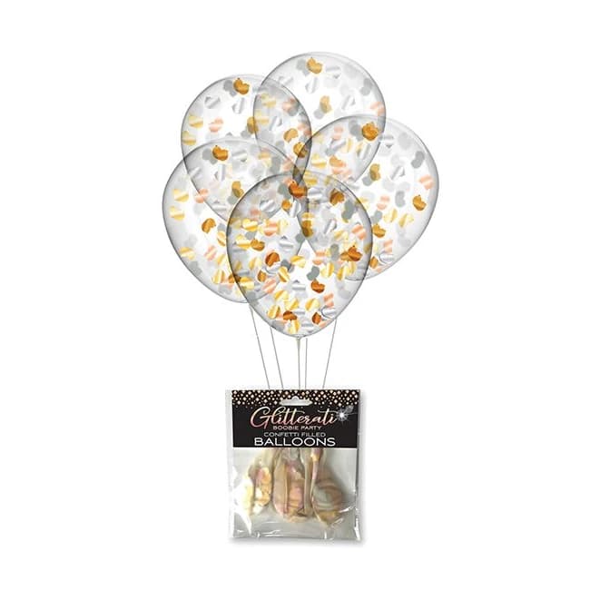 GLITTERATI BOOBIE CONFETTI BALLOONS  - Image 1