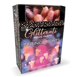 Glitterati Penis String Lights, image 1