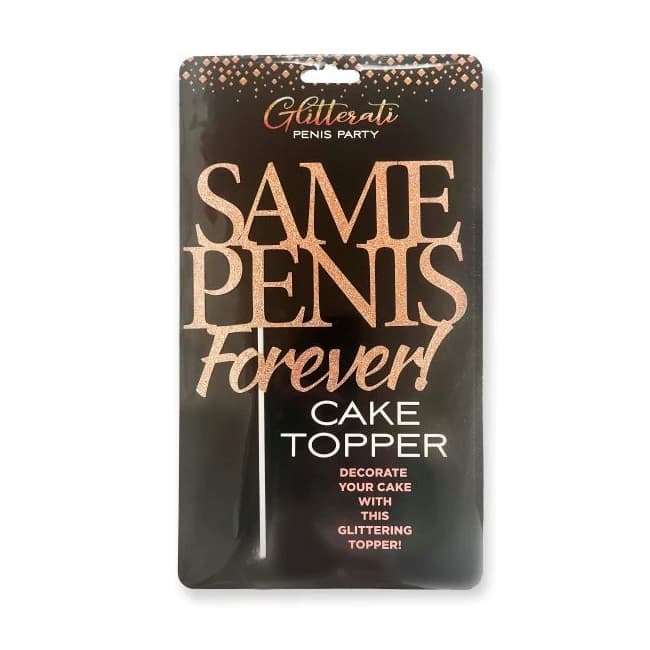 Glitterati Same Penis Cake Topper - Image 1