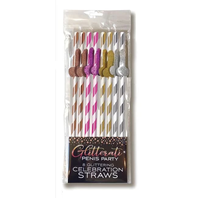 Glitterati Straws Tall - Image 1