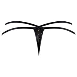 Glitz & Glam Split Crotch Thong Black 2xl - Image 3