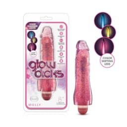 Glow Dicks Molly Glitter Vibrator, image 1