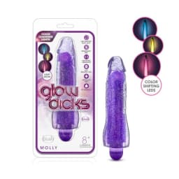 Glow Dicks Molly Glitter Vibrator, image 2