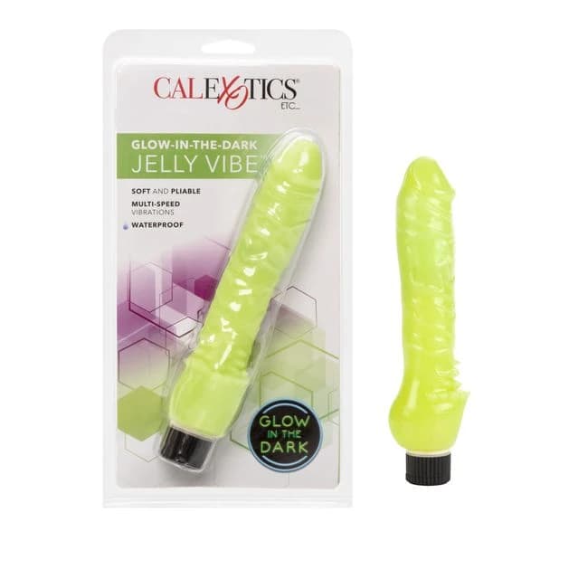 Glow in the Dark Jelly Penis Green - Image 1
