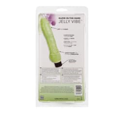 Glow in the Dark Jelly Penis Green, image 3