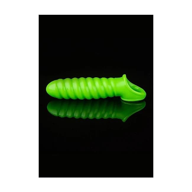 Glow Swirl Stretchable Penis Sheath - Image 1