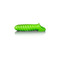Glow Swirl Stretchable Penis Sheath, image 4
