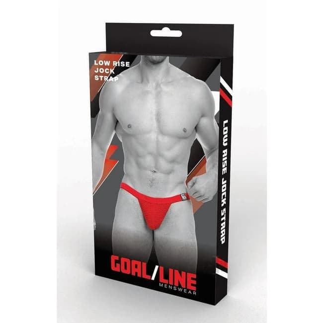 Goal Line Low Rise Jockstrap L/xl Red - Image 1