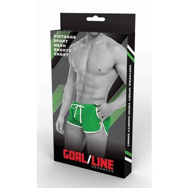 Goal Line Side Split Mesh Short L/xl Grn - Image 1