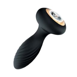 Goddess Diamond Vibrating Plug Black, image 1