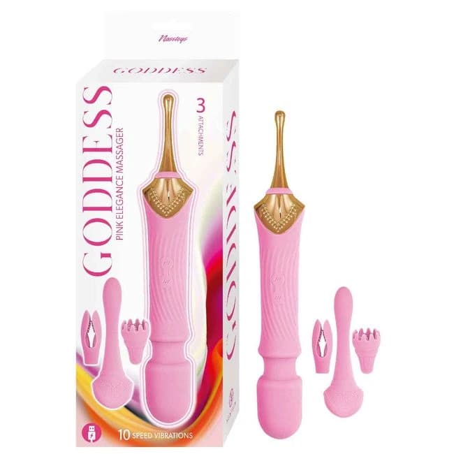 GODDESS PINK ELEGANCE MASSAGER PINK  - Image 1