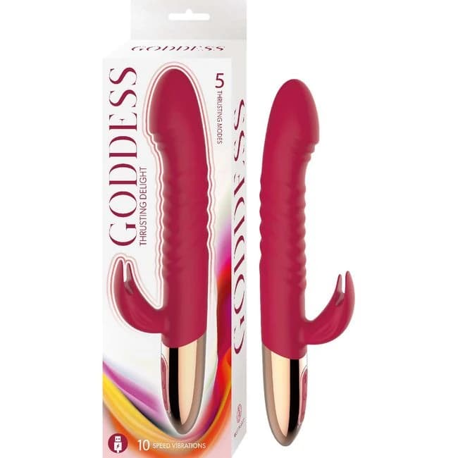 Goddess Thrusting Delight Red - Image 1