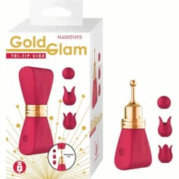 Gold Glam Tri Tip Vibe Red, image 1