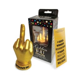 Golden F-u Finger Trophy - Image 1
