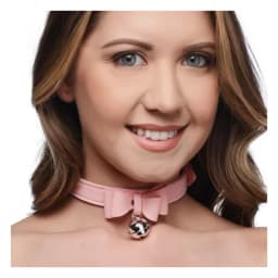 Golden Kitty Cat Bell Collar - Black/gold, image 6