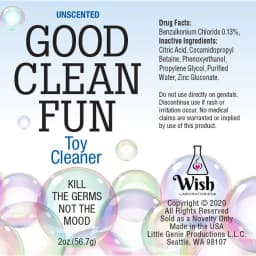 GOOD CLEAN FUN UNSCENTED 2 OZ CLEANER  - Image 2