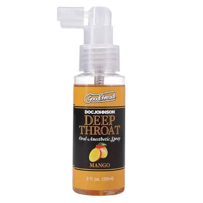 GOODHEAD DEEP THROAT SPRAY MANGO  - Image 1