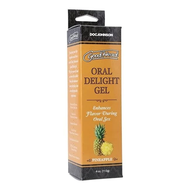 GOODHEAD ORAL DELIGHT GEL 4 OZ PINEAPPLE  - Image 1