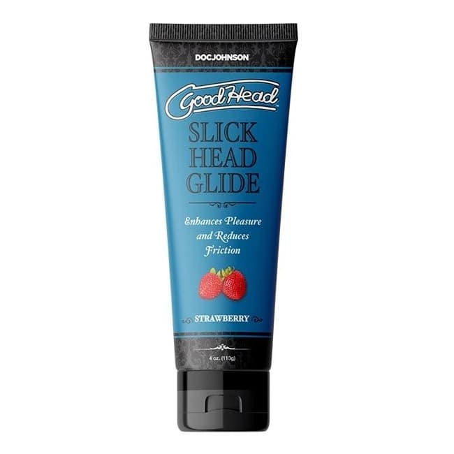 GOODHEAD SLICK HEAD GLIDE 4 OZ STRAWBERRY  - Image 1