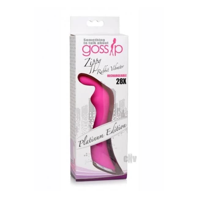 Gossip Zippy Rabbit Vibrator Pink - Image 1