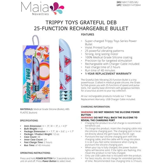 Grateful Deb Supercharged 25 Function Bullet - Image 5