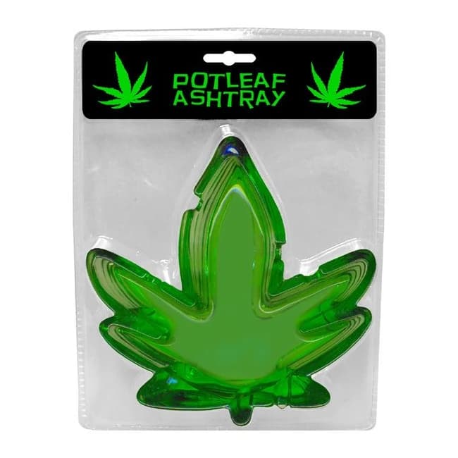GREEN POTLEAF ASHTRAY - Image 1