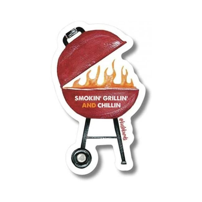 Grillin Chillin Sticker - Pack of 3 - Image 1