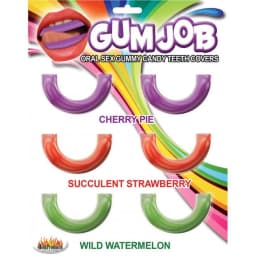 Gum Job Oral Sex Candy Teeth Covers 6 Pack, image 1