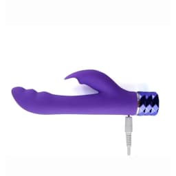 Hailey Silicone Rabbit Purple, image 3